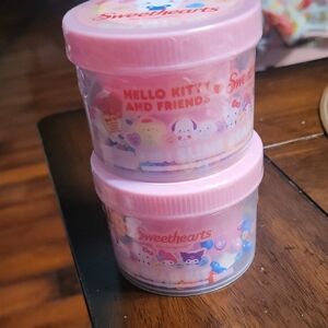 Sanrio Hello Kitty Pink Slime Containers